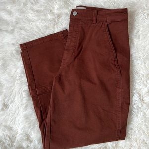 Everlane utility barrel pant size 8 color “rosewood”